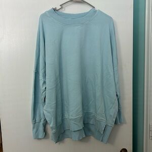 Aerie distressed oversized sweatshirt size S